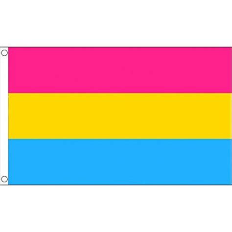 Pansexual Flag 2 X 3 Pansexuality Flags 60 X 90 Cm Banner 2x3 Ft