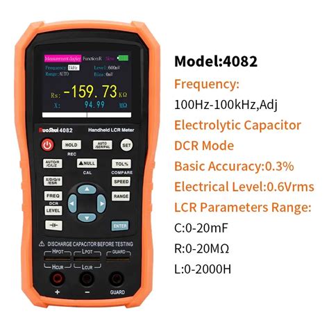 Victor Handheld Lcr Meters Lcrz Electrolytic Capacitor Mode