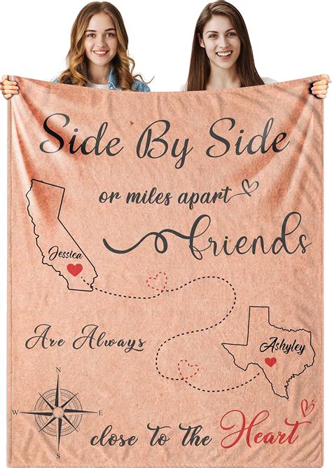 Amazon Personalized Friends Throw Blanket Custom Best Friend