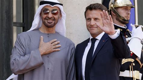 Le Pr Sident Des Emirats Arabes Unis En Visite Paris La France