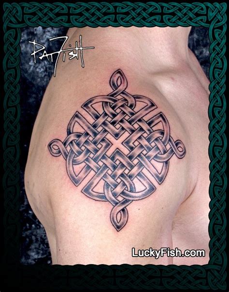 Inner Strength Celtic Tattoo Design — LuckyFish, Inc. and Tattoo Santa ...