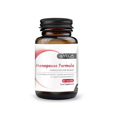 Menopause Formula - Formulated for Women - Vega Vitamins