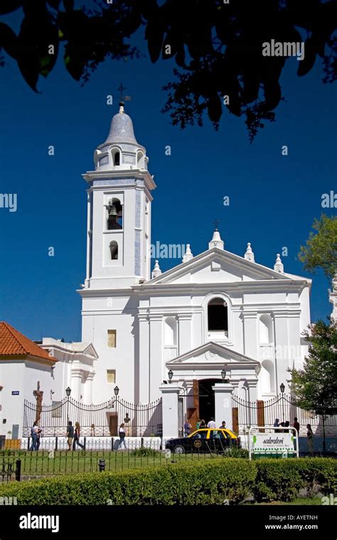 Basilica Nuestra Senora Del Pilar Located In The Recoleta Barrio Of