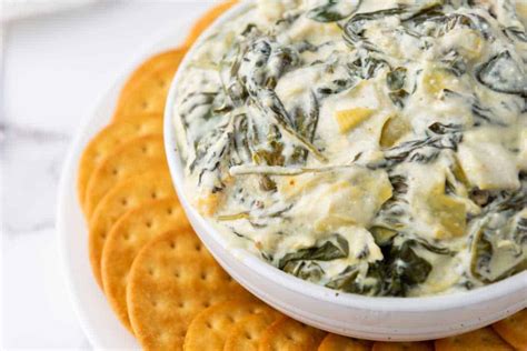 No Mayo Spinach Artichoke Dip Smells Like Delish