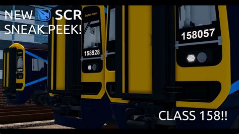 Scr Sneak Peeks Mesh Class 158 Youtube