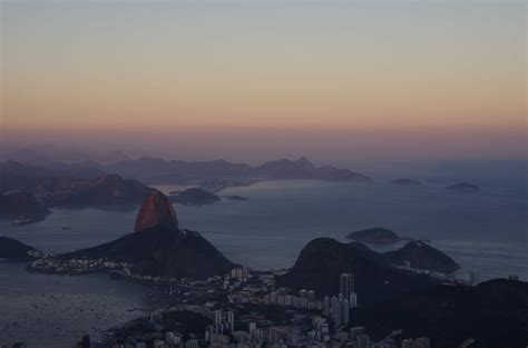 Le Pain De Sucre Vu Du Corcovado Pain De Sucre P O De A Car Rio