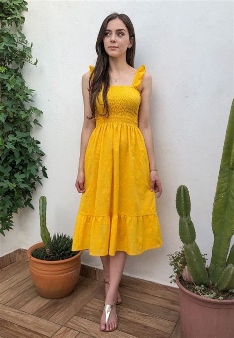 Vestido Midi Laise Amarelo Hora De Diva