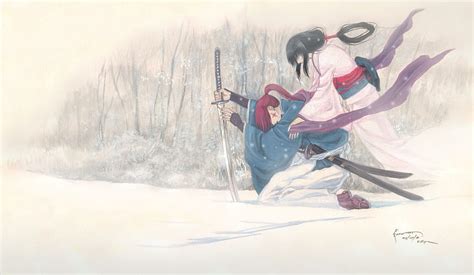 Rurouni Kenshin Tsuioku Hen Anime Samurai Snow HD Wallpaper Pxfuel