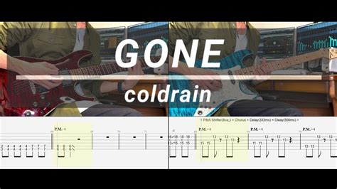 TAB譜付きGONE coldrain ギター弾いてみた Guitar cover YouTube