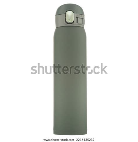 Bottle Green Color On White Background Stock Photo 2216135239 ...