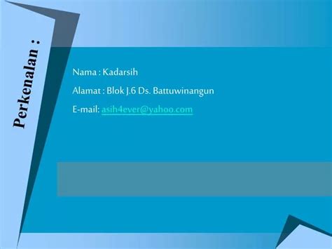 Ppt Perkenalan Powerpoint Presentation Free Download Id5543761