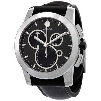 Movado Museum Black Pvd Steel Chronograph Men S Watch