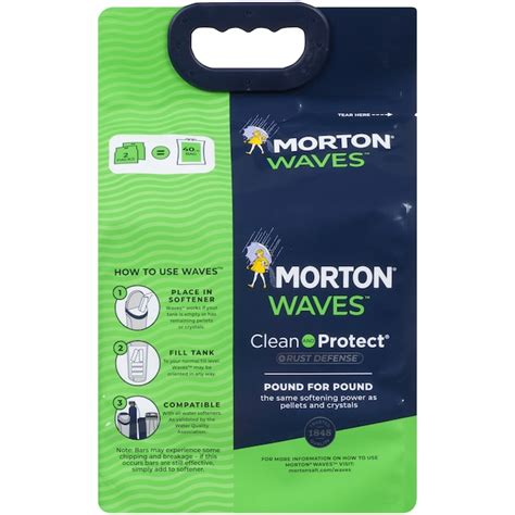 Morton 20-lb Water Softener Salt Block F124750000 at Lowes.com