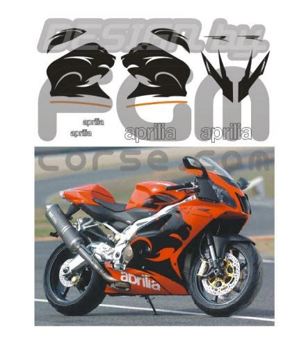 Kit Adesivi Replica Aprilia Rsv P