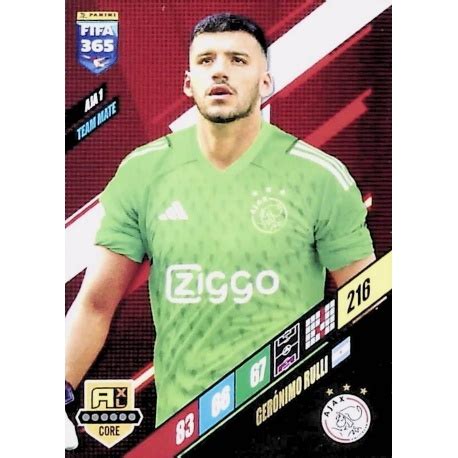 Offer Soccer Cards Gerónimo Rulli AFC Ajax Panini Fifa 365 Adrenalyn XL