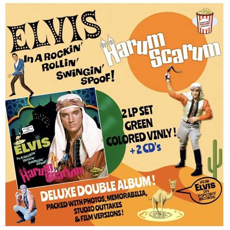 Elvis Presley Harum Scarum Lp Groen Gekleurd Vinyl Cd Set