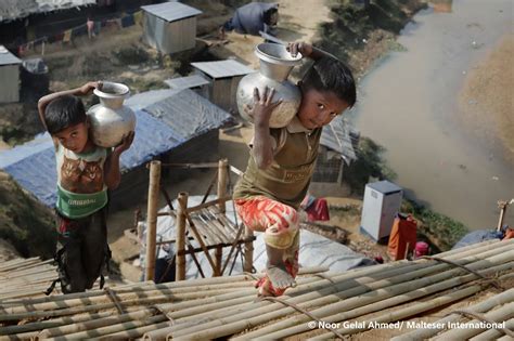 Bangladesh refugee camp fire: Malteser International distributes humanitarian aid - Sovereign ...