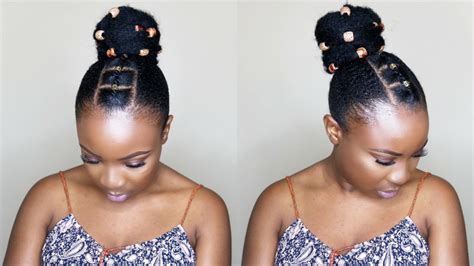 30 Bun Hairstyles For Natural Hair Cute Hairdostyle