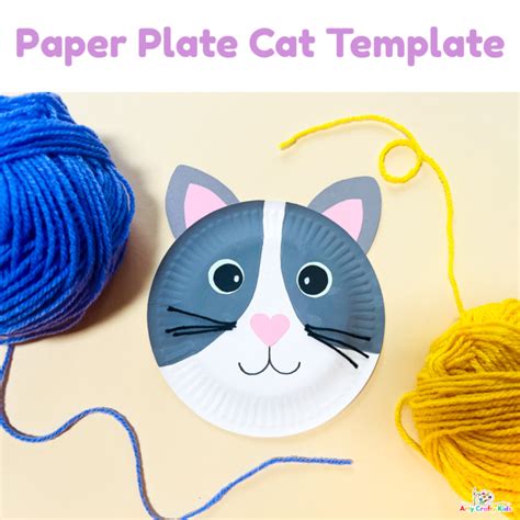 Paper Plate Cat Craft Archives - Arty Crafty Kids