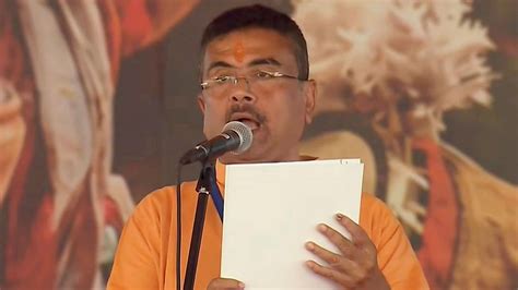 suvendu adhikari takes oath  brigade  bengals  bjp cm