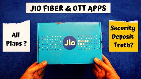 Jio Fiber Details And Unboxing Jio Fiber Set Top Box OTT Apps Jio