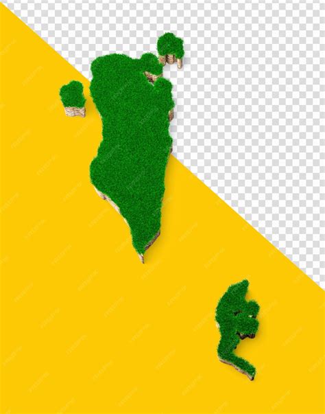 Premium Psd Bahrain Map Soil Land Geology Cross Section With Green