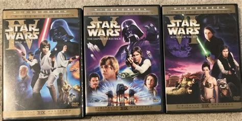 Star Wars Dvd Disc Set Limited Edition Widescreen For Sale