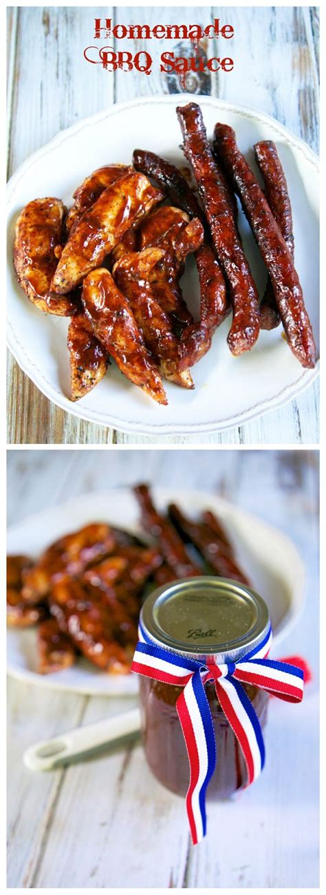 Homemade Bbq Sauce Simple Delicious Also Makes A Great Hostess T