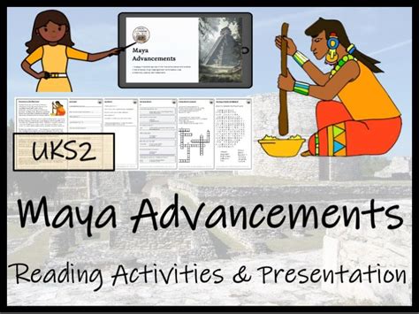 Maya Empire Advancements Reading Comprehension Activities Year Or