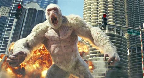 The Rock is Chicago's only hope in 'Rampage'