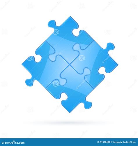 Puzzle Elements Stock Vector Illustration Of Strategy 51502482