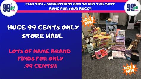 Huge Cents Only Store Haul All New Name Brand Finds Plus Tips