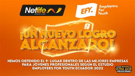 Netlife Reconocida Como Una De Las Mejores Empresas Para J Venes