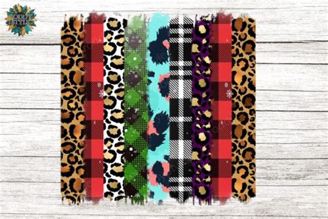 Buffalo Plaid Leopard Sublimation Graphic By Roddy Style Creative Fabrica