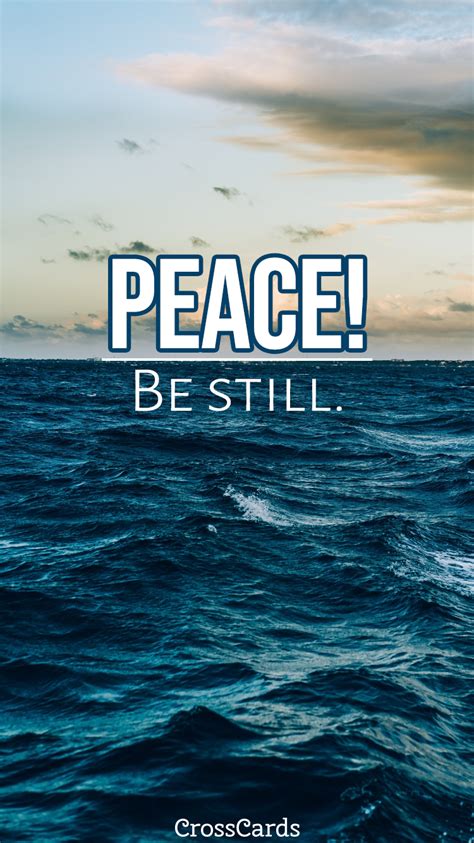 Peace! Be Still Wallpaper