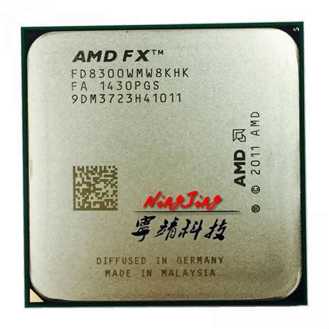 AMD FX 8300 FX 8300 FX8300 3 3 GHz Eight Core 8M Processor Socket AM3