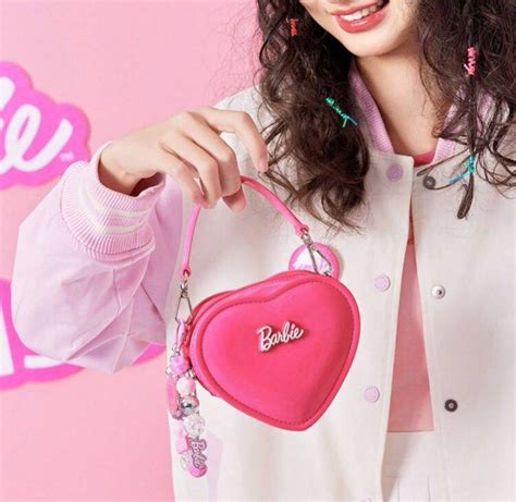 Barbie Miniso Heart Shaped Mini Bag Women S Fashion Bags Wallets