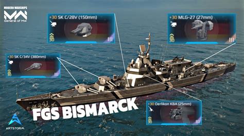 Fgs Bismarck H 41v The Ultimate Battleship Modern Warships Youtube