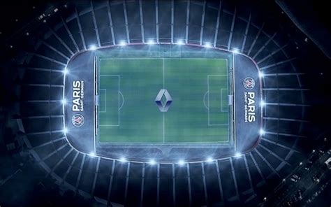 Download Wallpapers Parc Des Princes Night Psg Stadium Aerial View