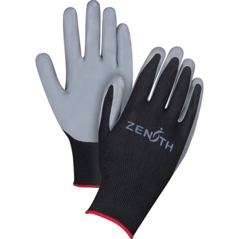 Zenith Safety Products Sap934 Premium Comfort Coated Gloves 10x Large Nitrile Coating 13