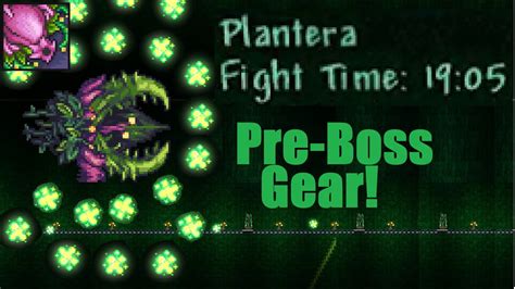 Terraria Plantera With Pre Boss Gear [master Mode] Youtube