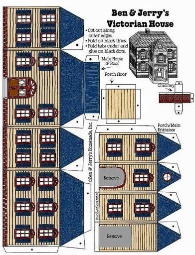 Free Printable Paper House Models