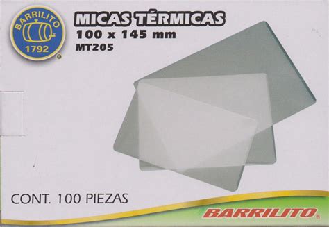 100 Micas Termicas 10 X 14 50 Cms 8 Mileisimas Transparente 199 00