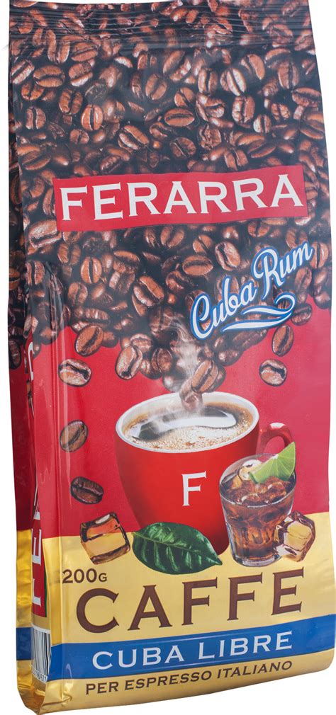 Купить Кофе в зернах Ferarra Caffe Cuba Libre с клапаном 200 г