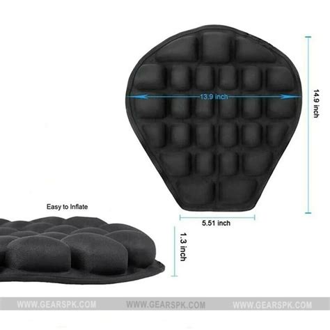 Motorcycle Gel And Foam Cushion Breathable Non Slip Seat Cover