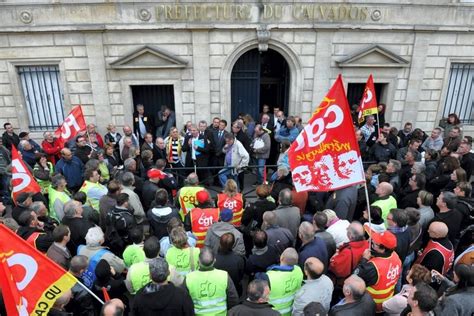 Forte mobilisation à Caen contre la fermeture dHoneywell à Condé sur