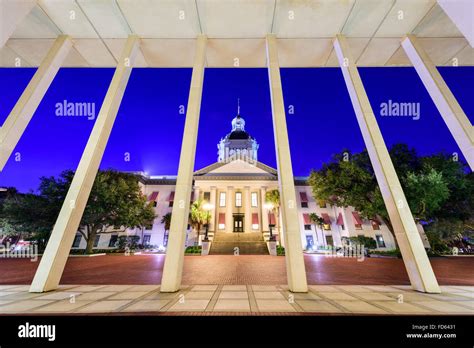 Tallahassee Florida Usa At The Historic Florida State Capitol