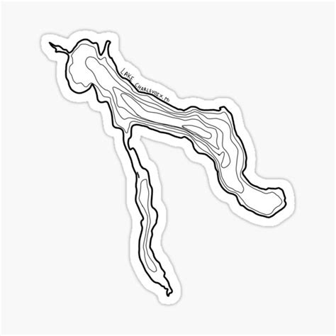 Lake Charlevoix Topographic Map Dorise Josephine