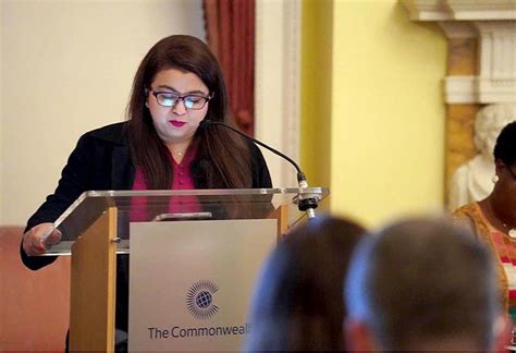 Special Assistant to the prime minister on Youth Affairs Miss Shaza Fatima Khawaja addressing at ...