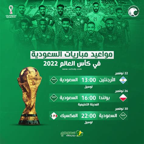 مواعيد مباريات السعودية في كأس العالم 2022 الطريق إلى النهائي سعودى